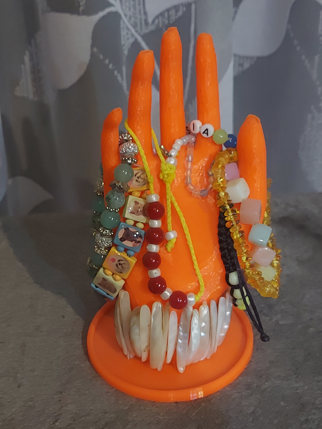 Jewelry hand.