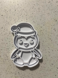 Christmas Penguin cookie cutter and stamp