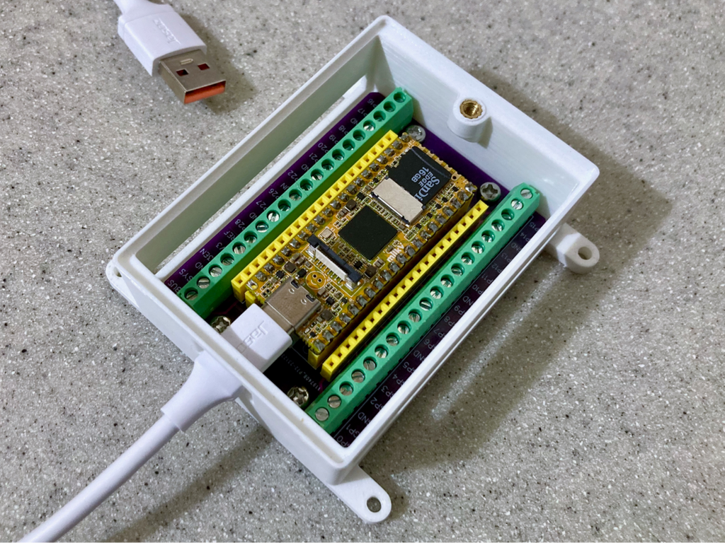 Milk-V Duo + Pi Pico Breakout Enclosure