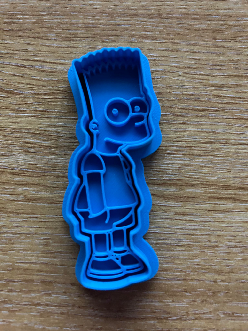 Bart Simpson Cookie Cutter and Stamp Set