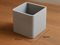 Square pencil holder