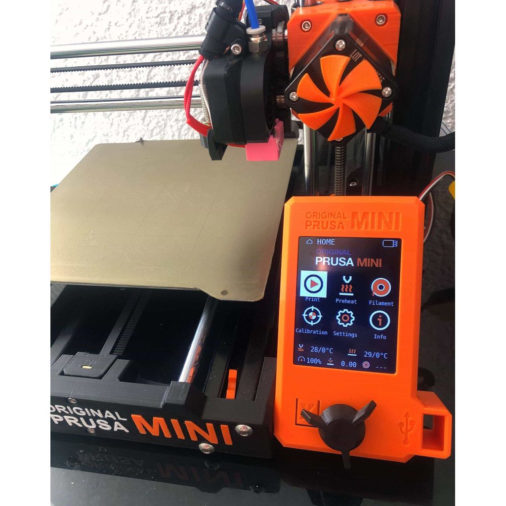 Prusa Mini FYSETC adjusted display with USB 3.2