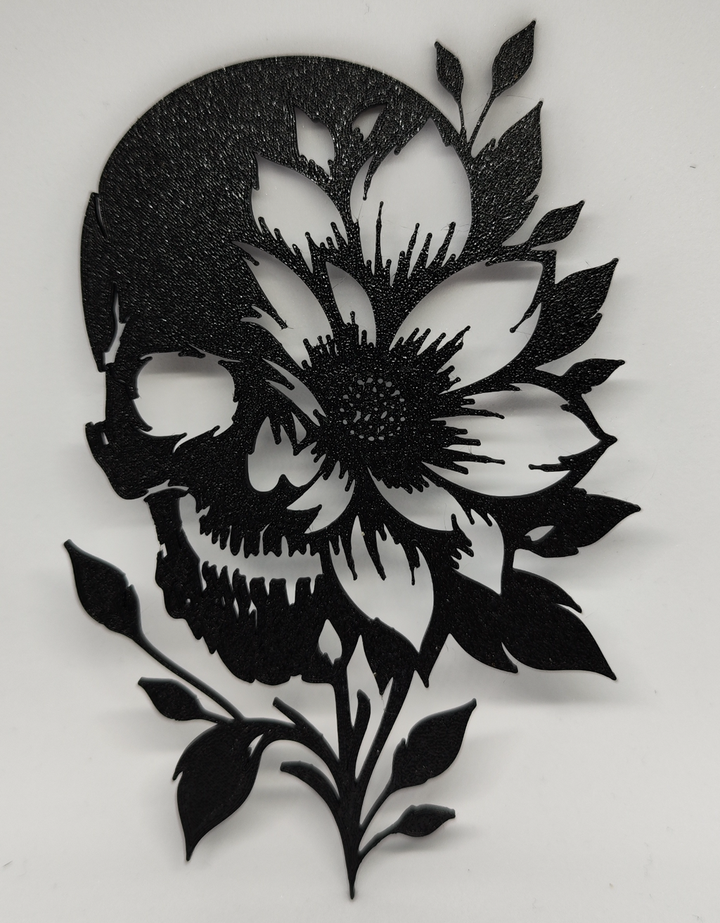 Flower Skull Wall Art
