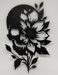 Flower Skull Wall Art