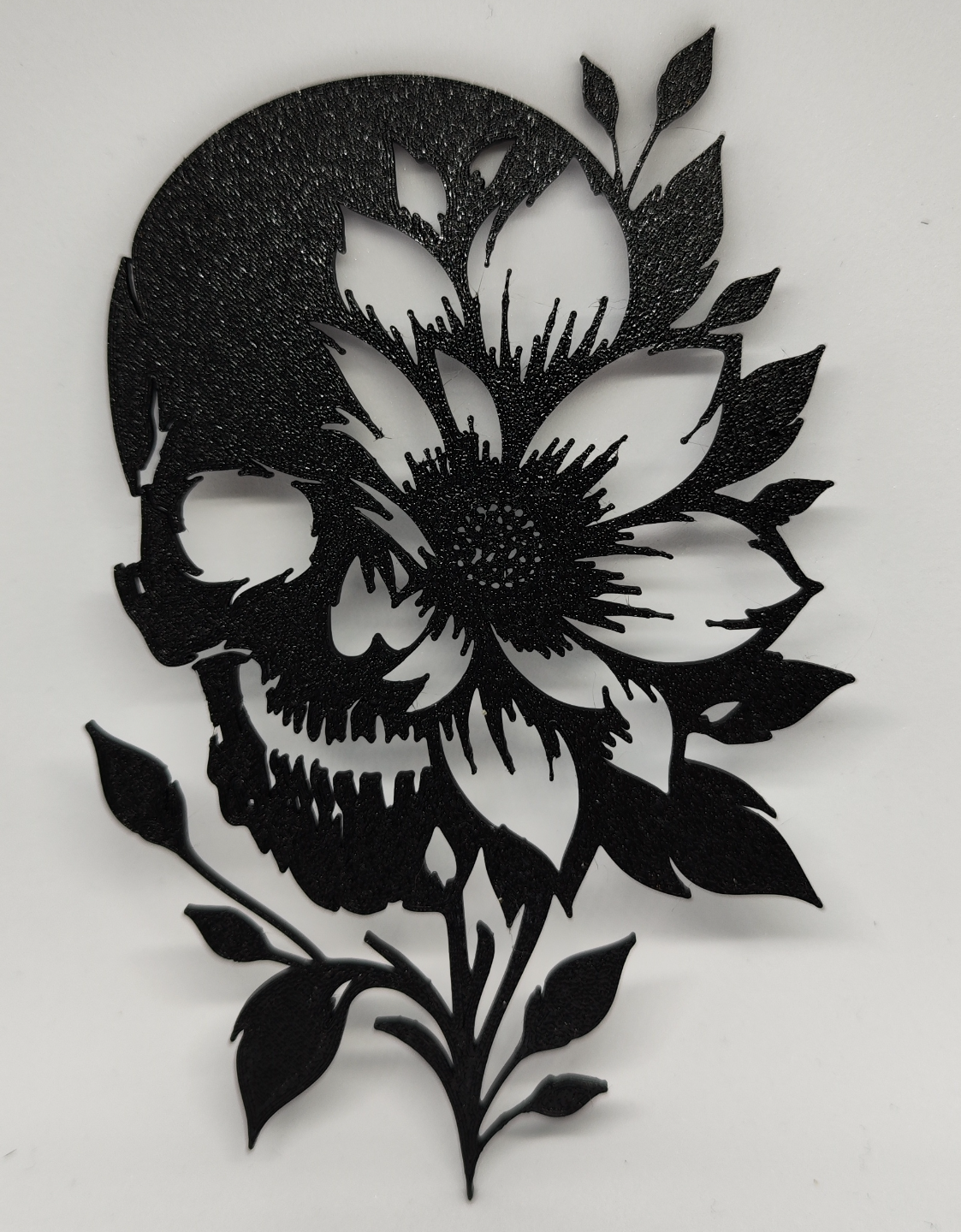 Flower Skull Wall Art