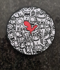 Doodle Heart Drink Coaster