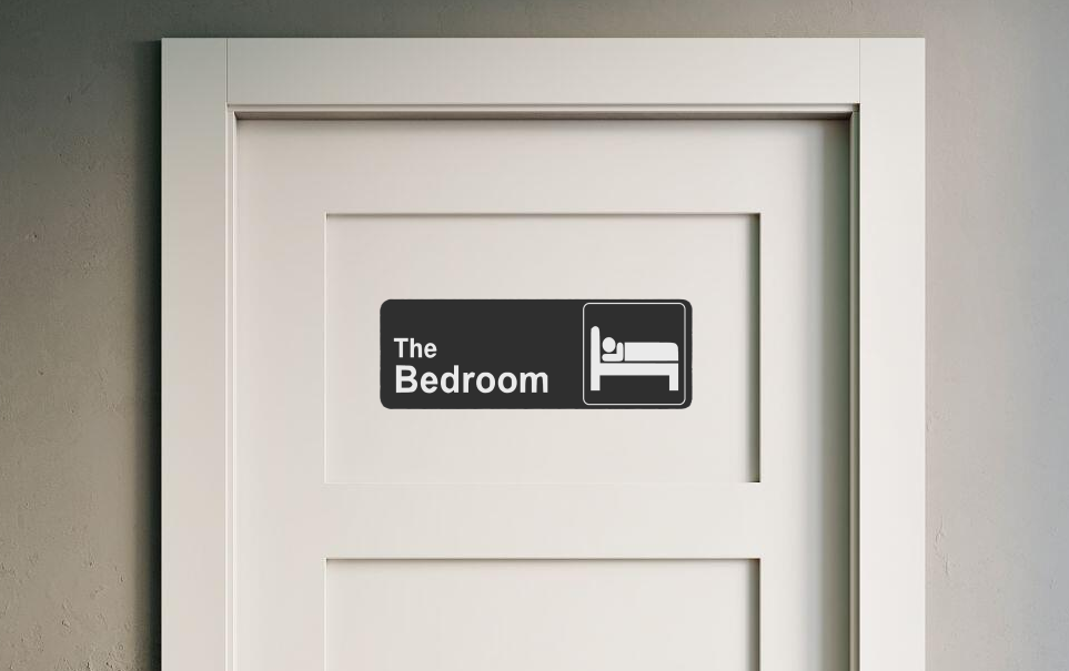 The Bedroom room sign - The Office TV Series