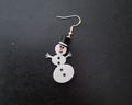 snowman articulated earring