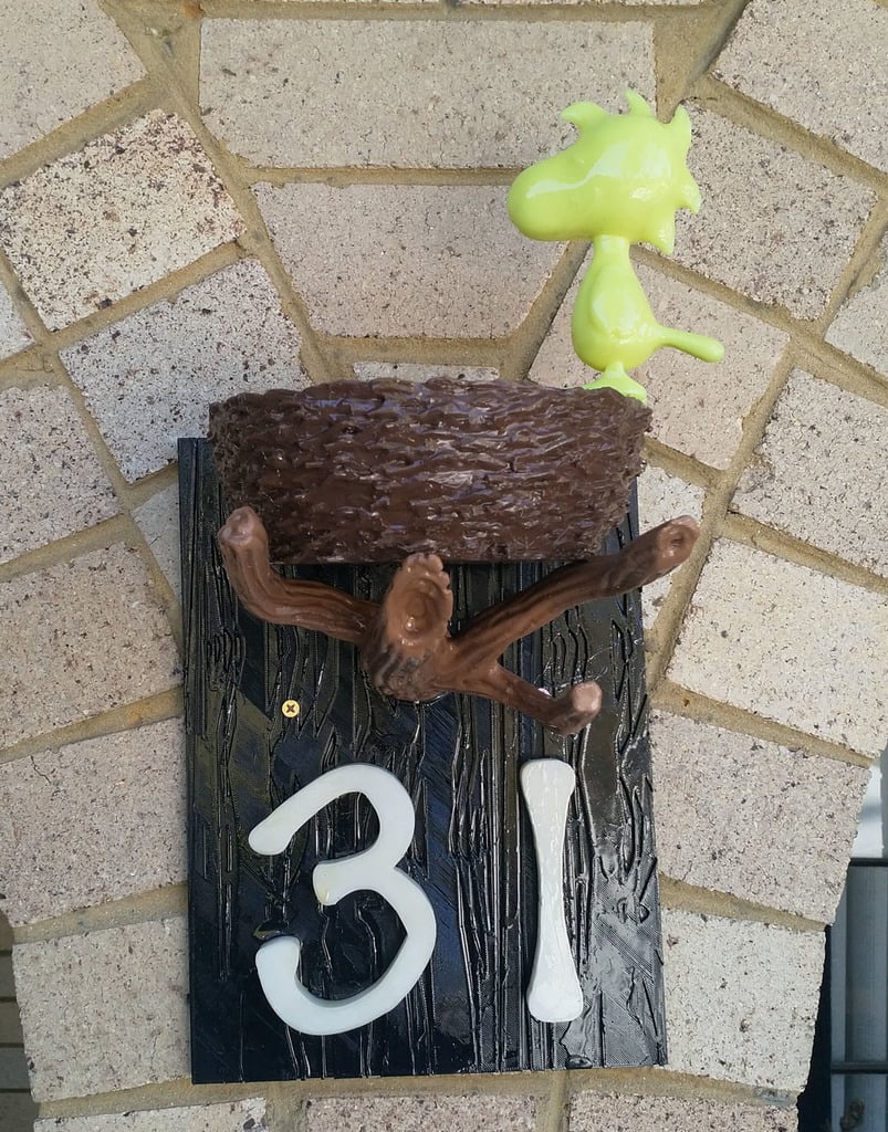 Woodstock House Number Sign MMU