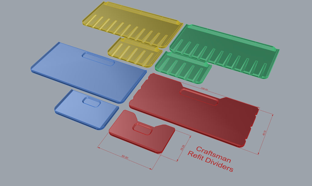 Craftsman Drawer Dividers