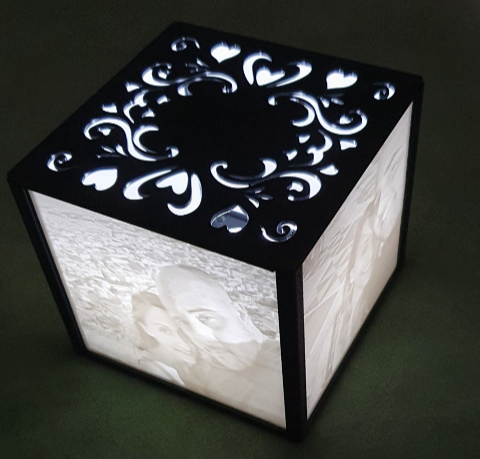 Lithophane holder Lamp 3D print model