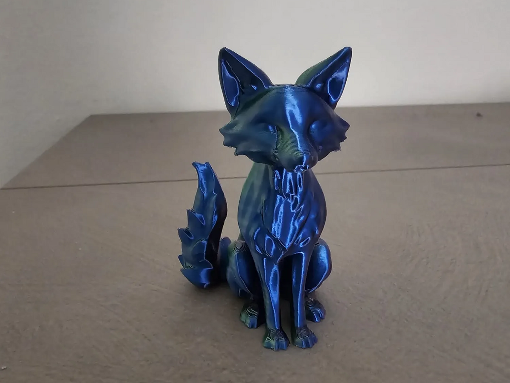 marble cute fox