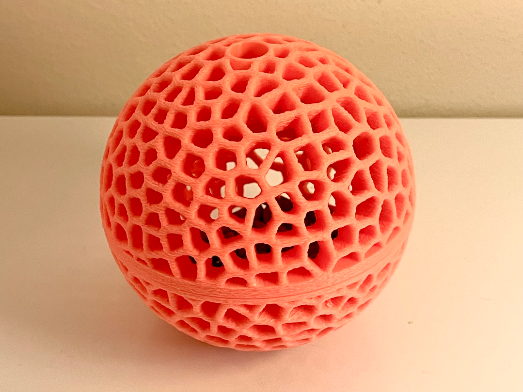 Cat snacks Voronoi ball