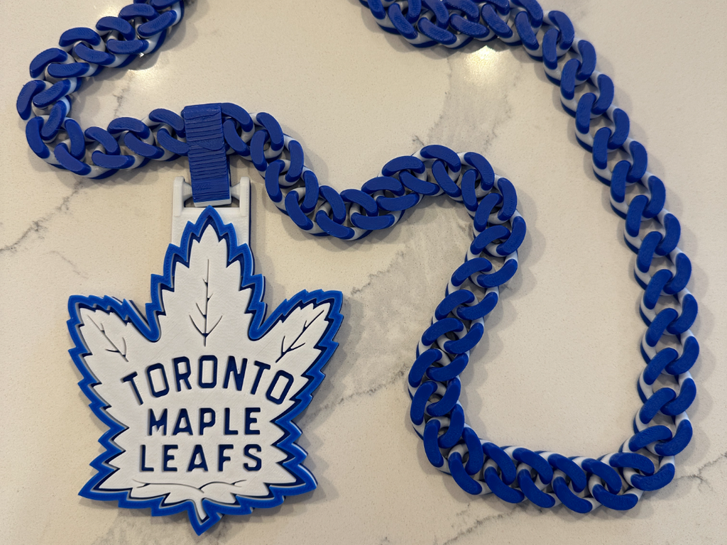 Toronto Maple Leafs Cuban Links Chain