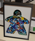 Meeple Faceplate for Filament Purge Shadow Box