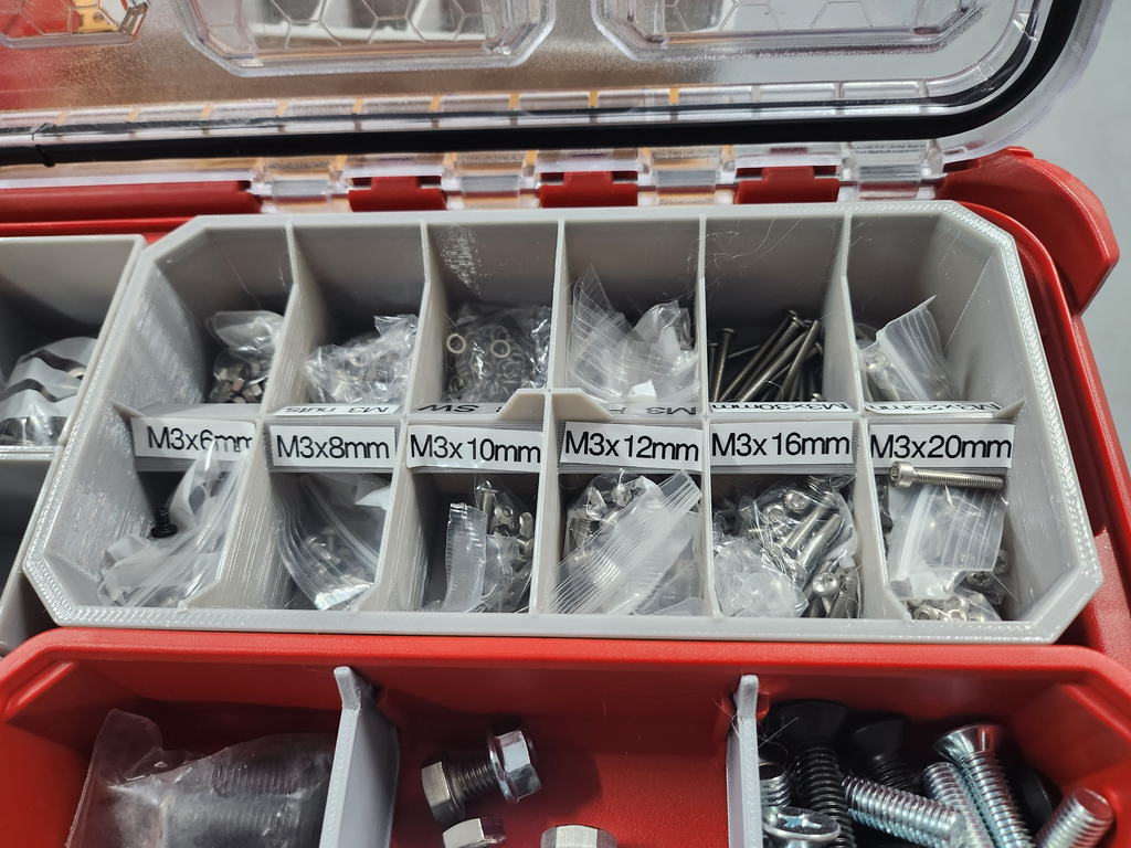 6X2 Ice cube tray Packout low profile outer row