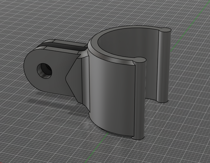 GoPro adapter for Fenix E35 flashlight
