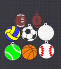 balls keychain / necklace charms (free commercial)