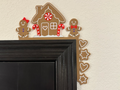 Gingerbread House Christmas Door Corner