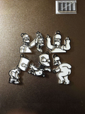 Simpsons hard edition 18+ keychain