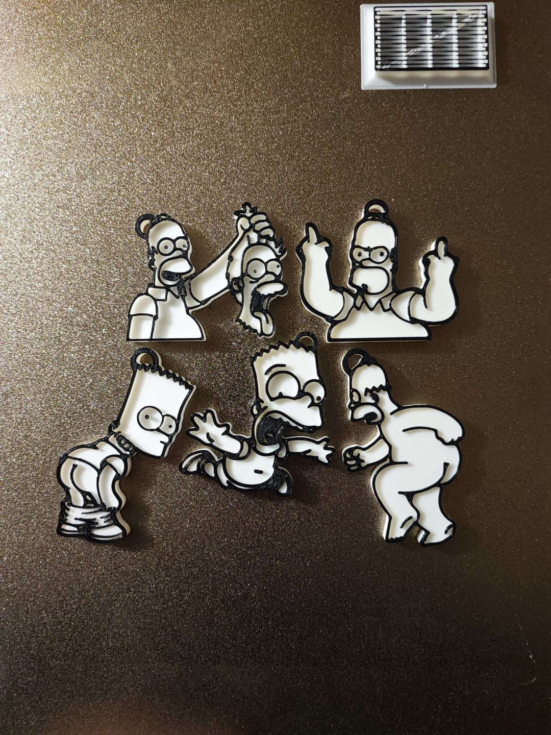 Simpsons hard edition 18+ keychain