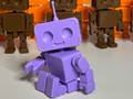 Cute Robot with Articulated Limbs and Head
