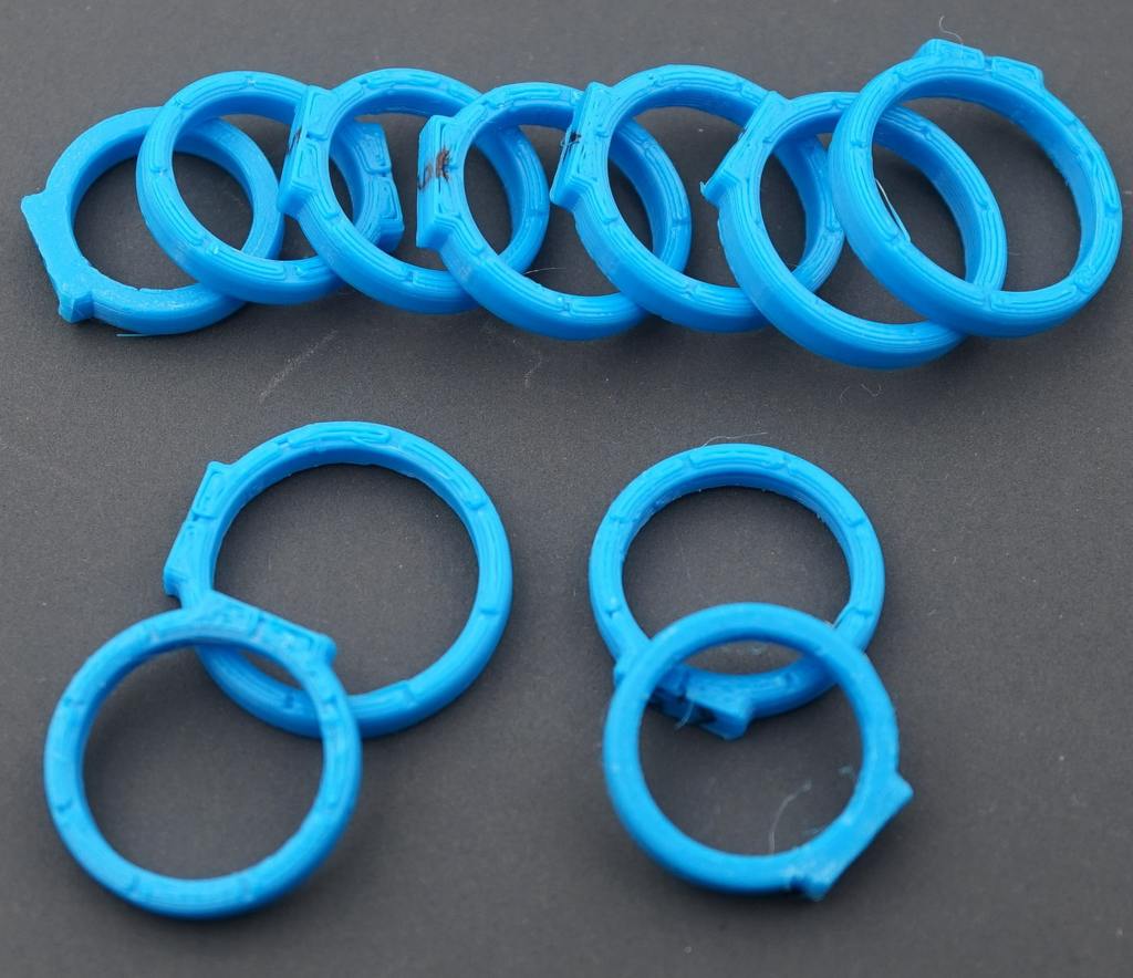 Ring size measuring set