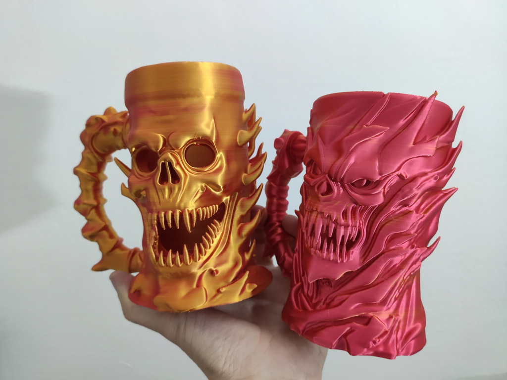 Fire Demon Can Holder / Beer mug (two types)