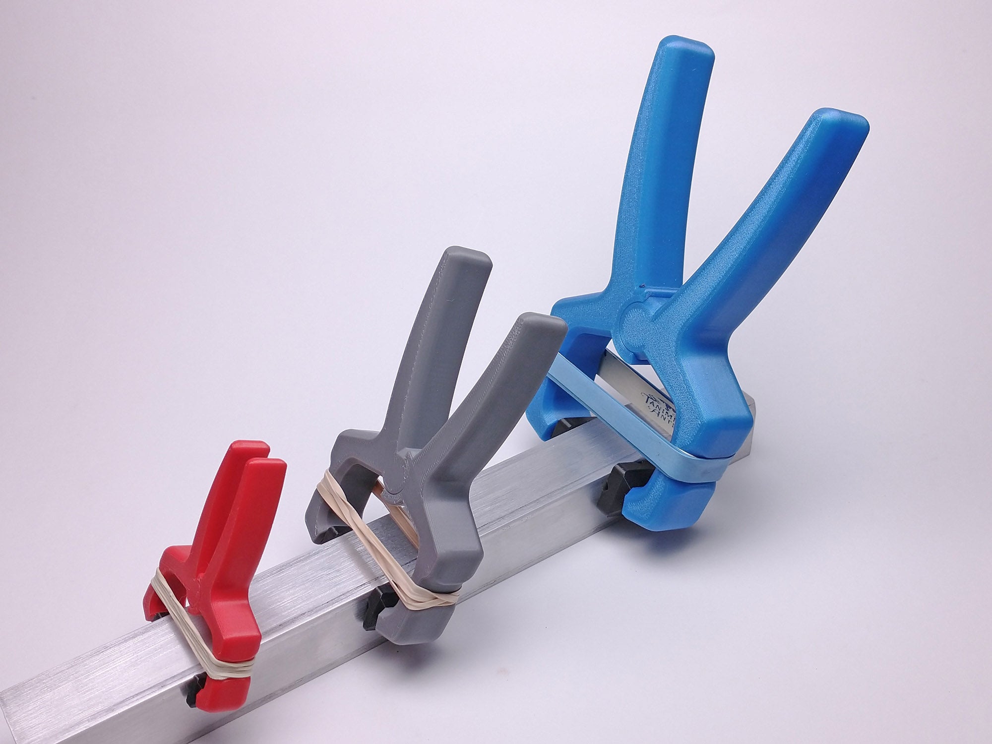 Rubber Band Spring Clamp
