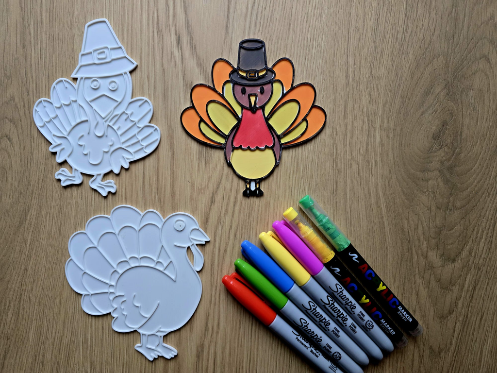 Thanksgiving Turkey DIY Color NO AMS 1