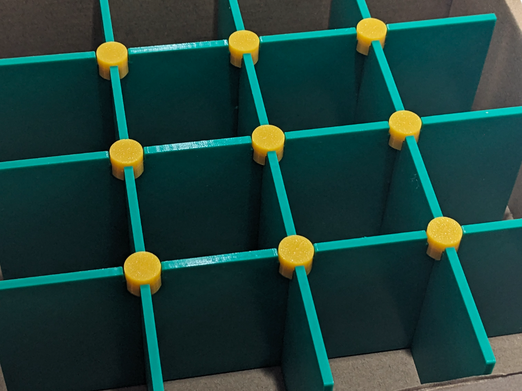 4x4 16 Divisions Filament Box Parametric Dividers