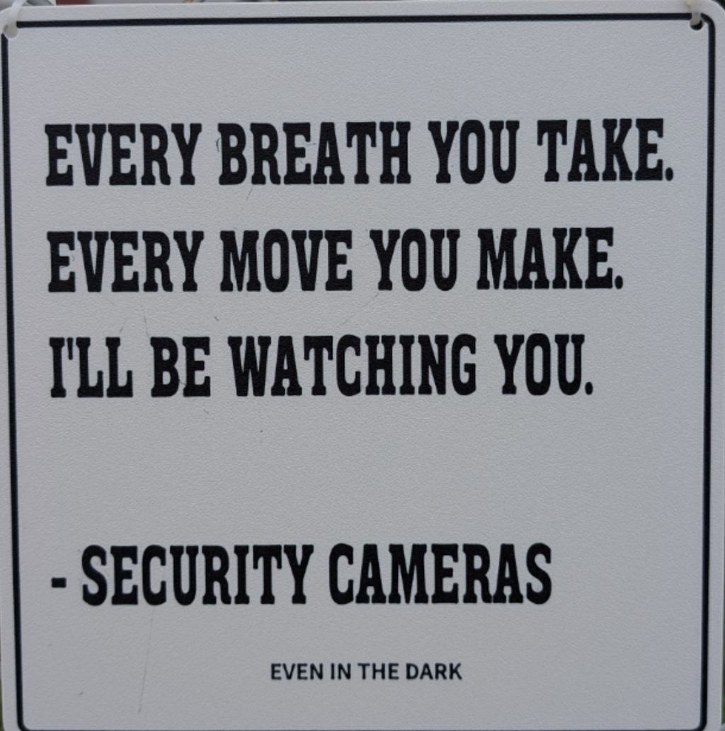 Security Camera Sign