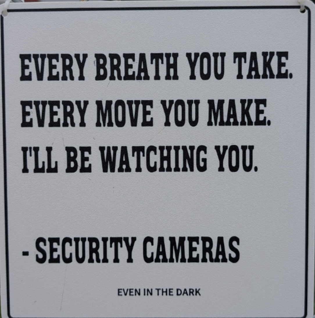 Security Camera Sign