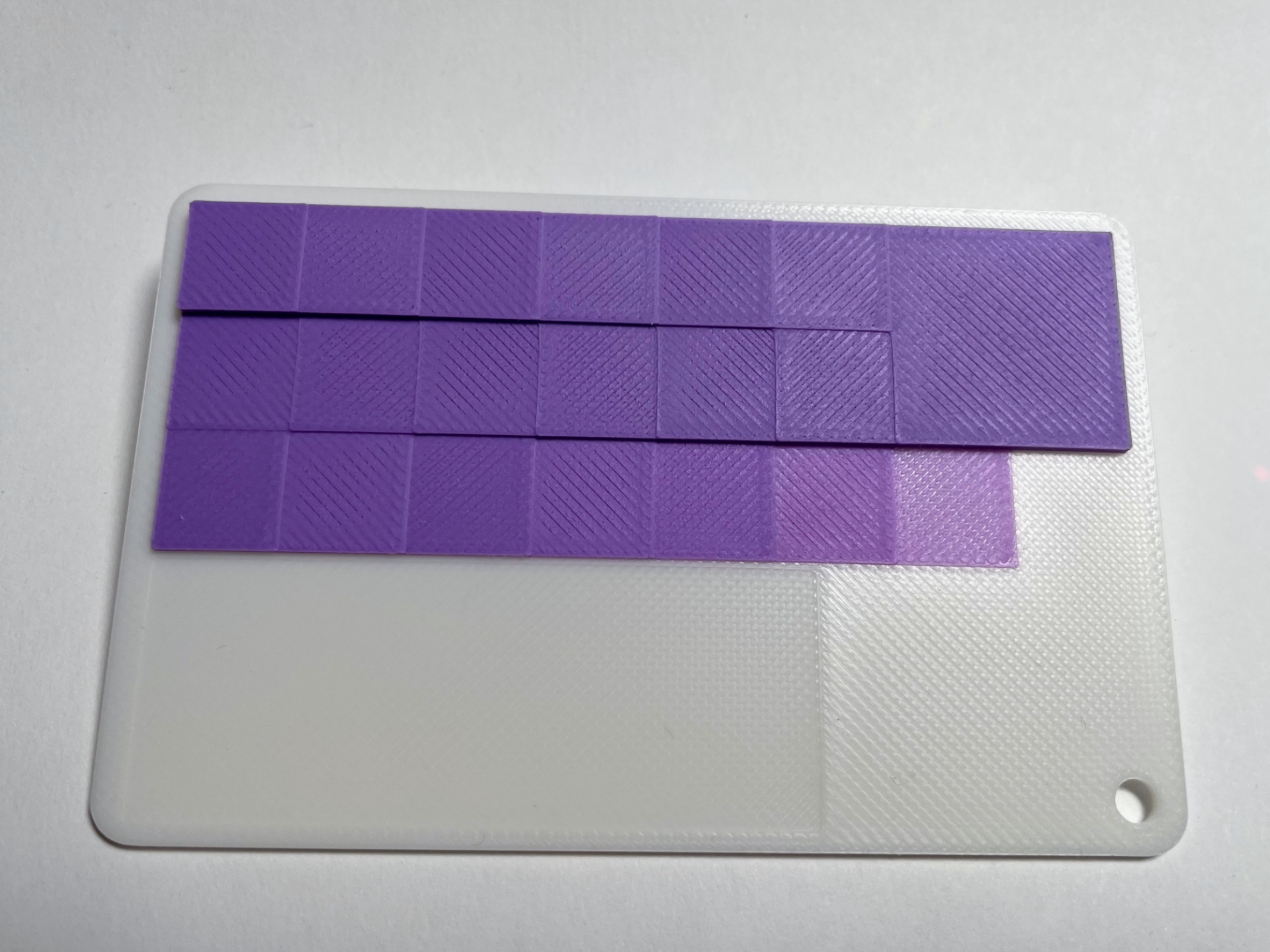 Hueforge 20 panel card one large 20mm plus label