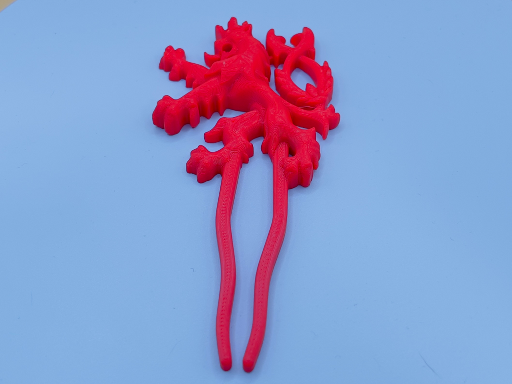 Czech Lion Hairpin (3 leg lengths)