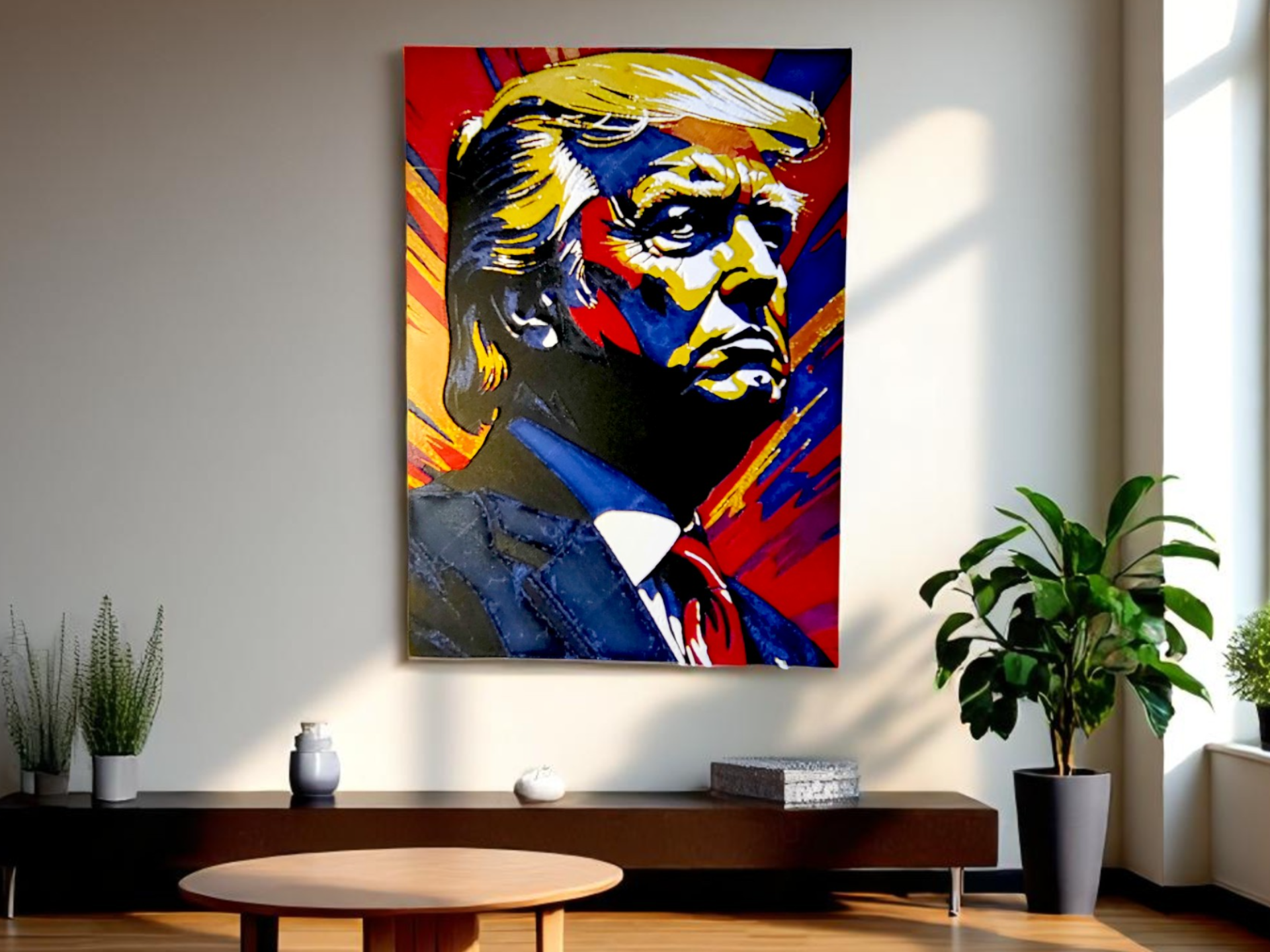 Hueforge Donald Trump - 5 colours printing