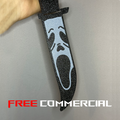 Movie "Scream" ghost face knife halloween