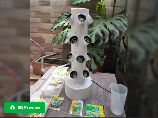 Modular Hydroponic Tower