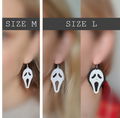 Scream earrings halloween