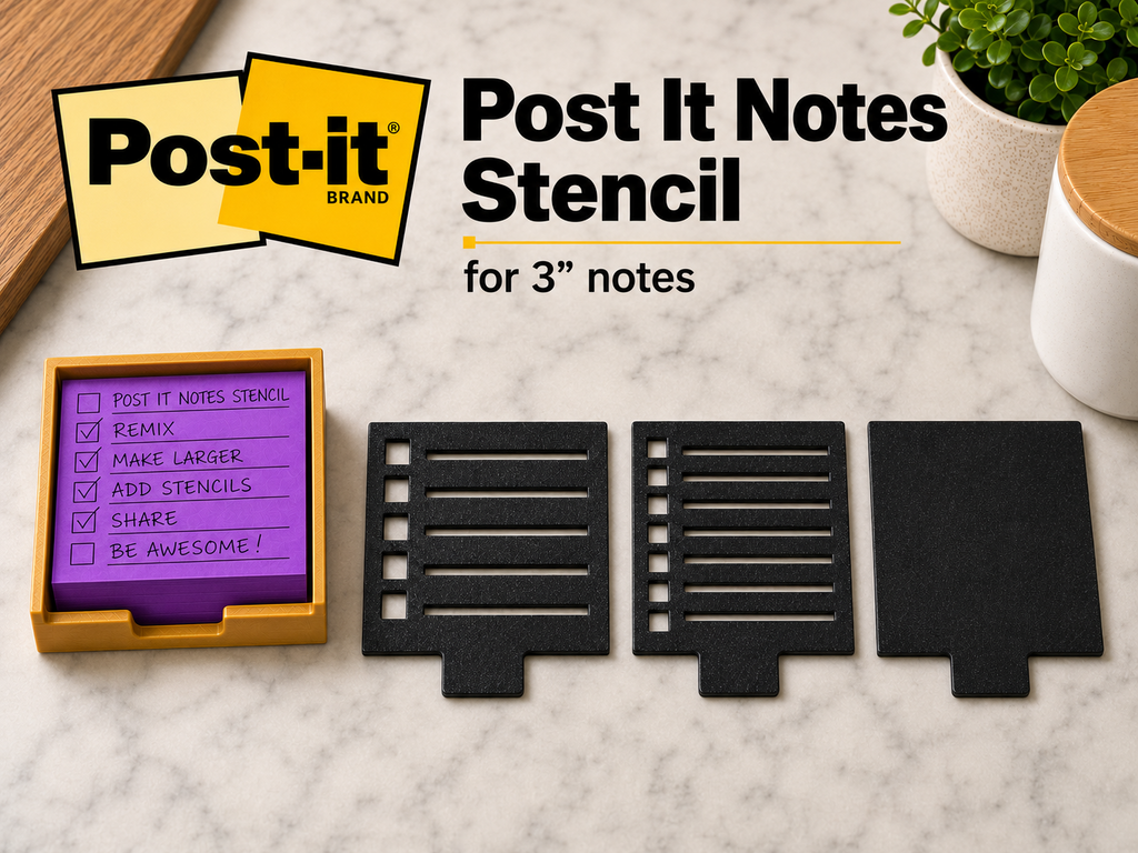 Post It Note Stencil For Lists