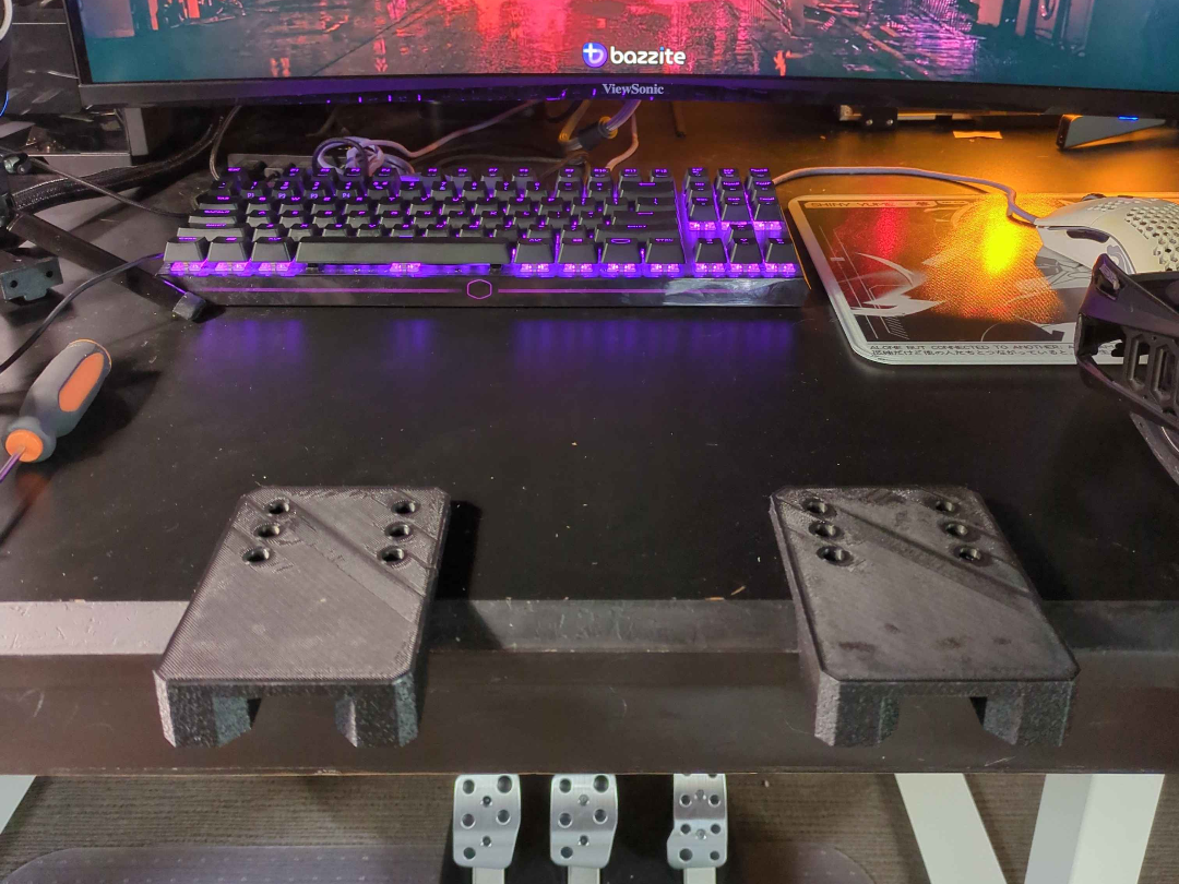 Logitech G29/G920/923 mounting plates