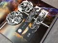Galactic Swirls - Bookmark and Coaster Hueforge