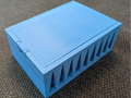 Box with Sliding Lid and snapping lock