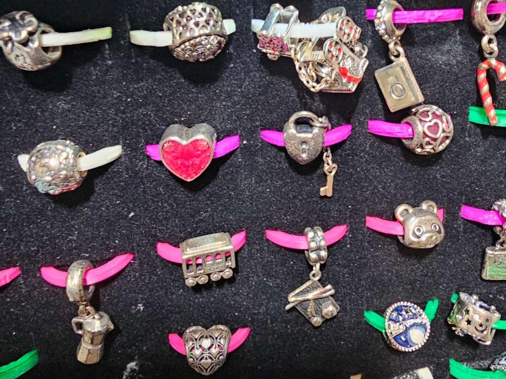 Charm Holder for Jewelry Box Ring Slot