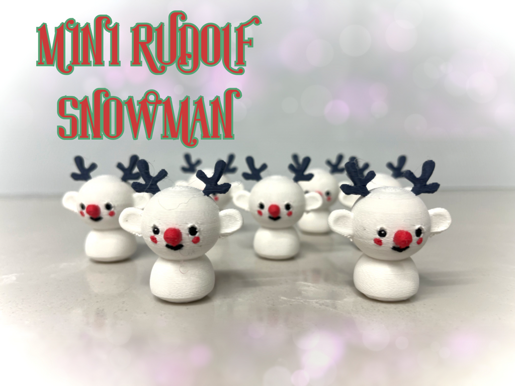 Adorable mini Christmas Reindeer AMS ready