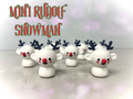 Adorable mini Christmas Reindeer AMS ready