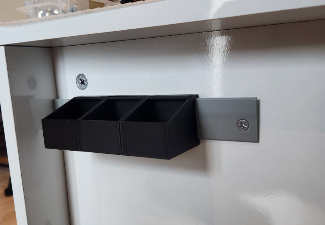 Rail for storage system