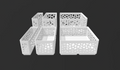 Gridfinity Voronoi bins all sizes
