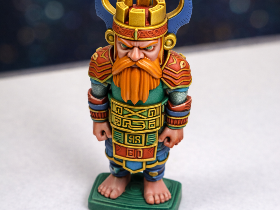 Viking Warrior Statue – Detailed Mini Figure
