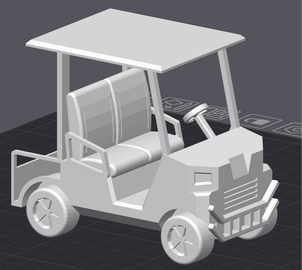 Golf Cart - Fun Print